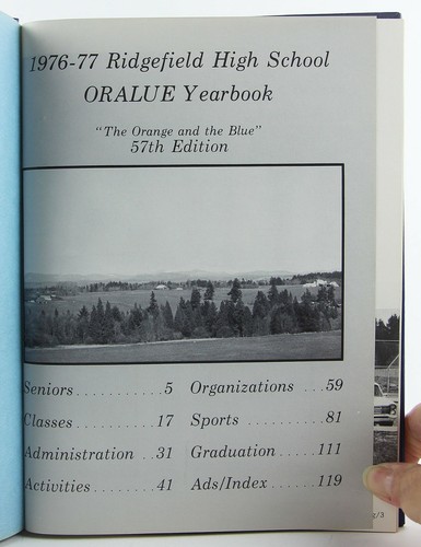 Ridgefield [Washington] High School 1977 Yearbook - Oralue, 57th Edition - Bild 2 von 10