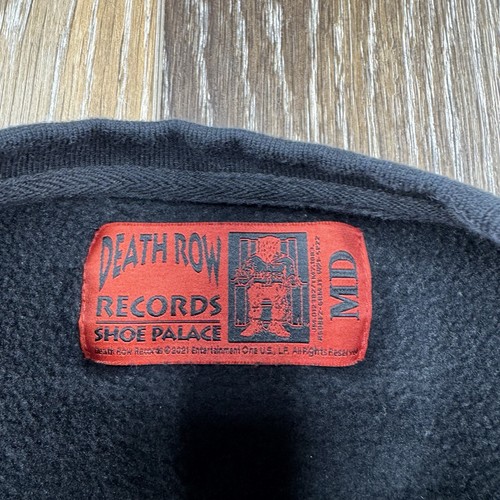 Death Row Records X Shoe Palace Sweatshirt Mens M Black Doggystyle Whats My Name - Picture 10 of 15