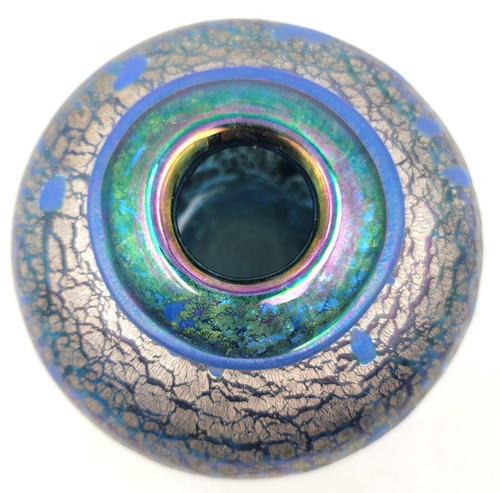 VTG Cliff Goodman Signed Studio Abstract Art Glass Vase - Picture 4 of 17