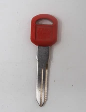 GM  Double Sided Key Blank Ilco B86P-  Red
