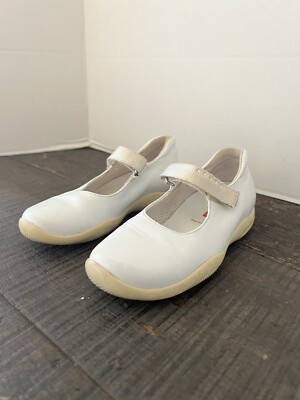 PRADA Girl's White Leather Mary Jane Shoe Size 28 US 11.5 | eBay