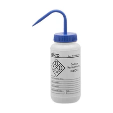 Sodium Hypochlorite Wash Bottle (Bleach), 500ml - LDPE - Eisco Labs