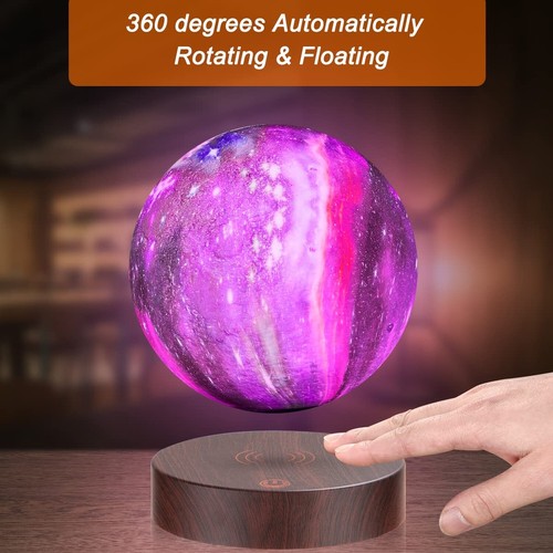 VGAzer Levitating Moon Lamp Floating and Spinning in Air Freely with 16 Color... - Bild 7 von 12
