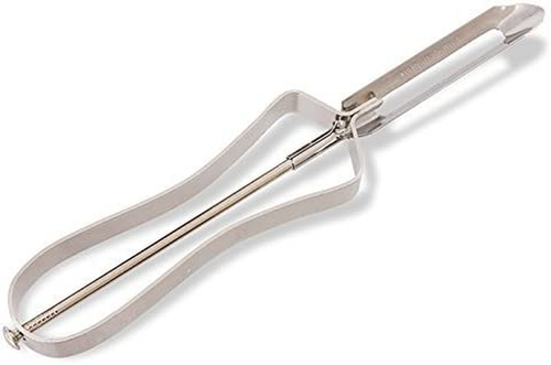 Old-School Professional Vegetable Peeler – Stainless Steel Body and Blade - Picture 3 of 11