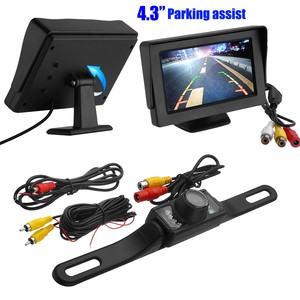 4-3-034-LCD-Monitor-Car-Backup-Rear-View-Camera-170-Reverse-Parking-Assist-Kit