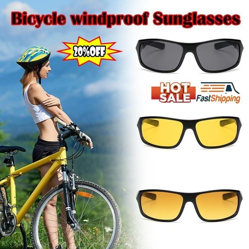 HD Night Driving Glasses Polarized Lens Anti Glare Vision 2023 Unisex*.