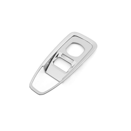 Fit For Volvo XC90 2016-2023 Matte Silver Electronic Handbrake Cover Trim 1PCS - Picture 5 of 10