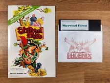 Vtg Sherwood Forest 1982 Phoenix Software Apple II+ w/ Manual 5.25" Floppy Game image
