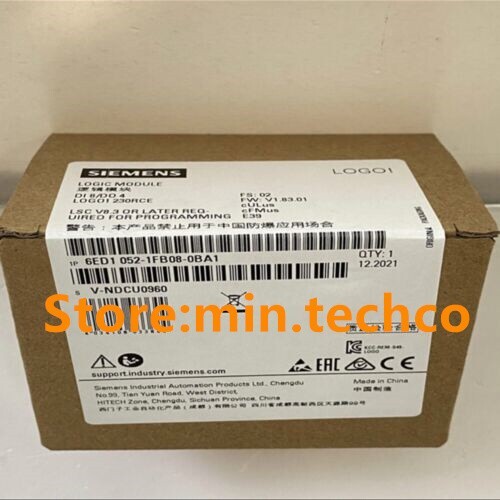Original Siemens 6ED1 052-1FB08-0BA2 Replaces 6ED1 052-1FB08-0BA1 PLC Module - Picture 1 of 2
