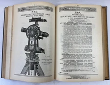 1936 Keuffel & Esser Hardcover Catalog Drafting Drawing w 1939 Pricelist