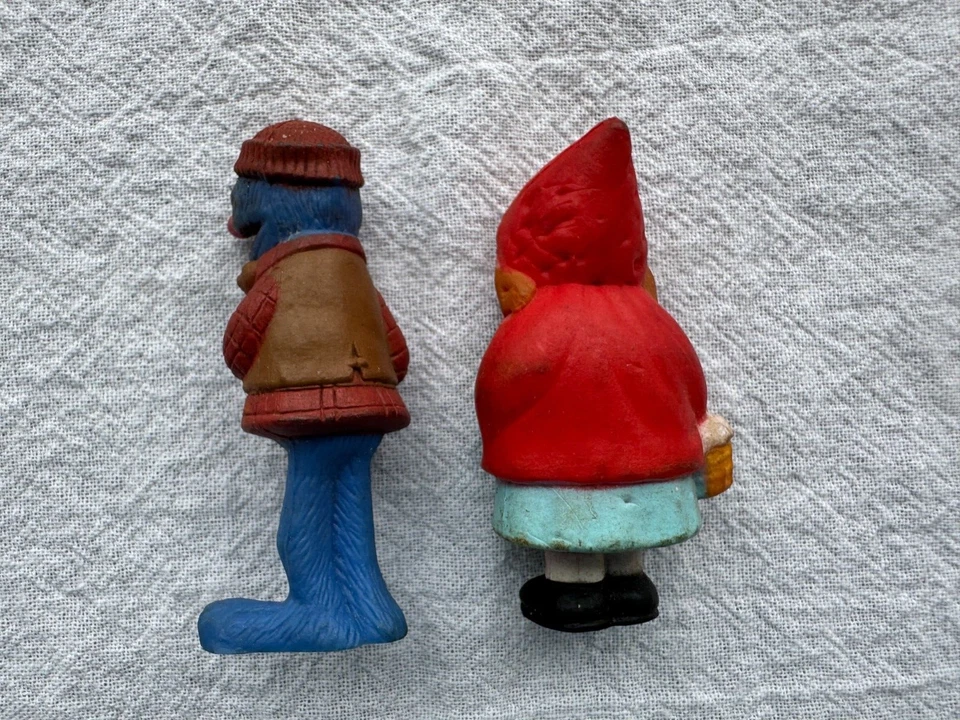 Raro Grover como Leñador Caperucita Roja Questor Figura Plaza Sésamo 2.5" Foto 2 de 4