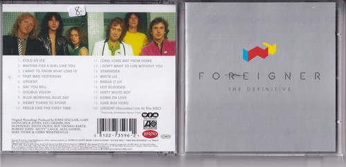Foreigner – The Definitive CD Warner Strategic Marketing  near mint - Picture 1 of 1