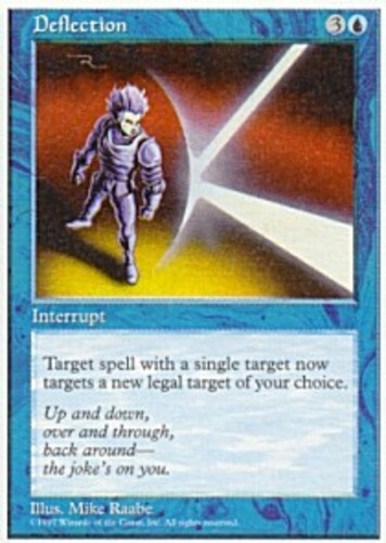 Deflection Light Play, English Magic the Gathering MTG 5th Edition - Picture 1 of 1