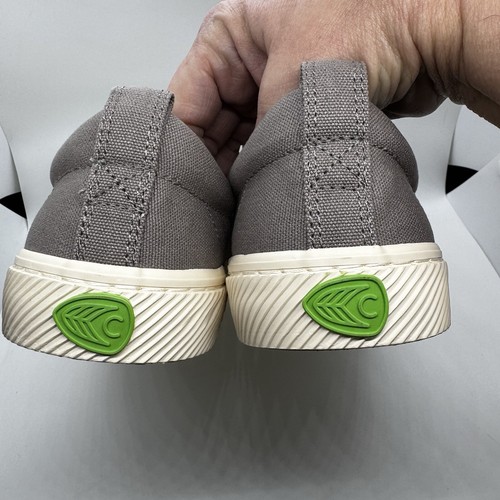 Cariuma OCA Low Mystic Grey Canvas Sneaker Women's 10.5 Men's 9 Organic - Picture 6 of 13