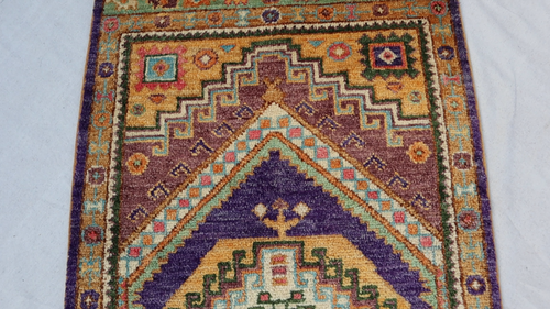 3x14 Afghan tribal wool hallway Kazak runner, any other flooring décor. - Video 1 of 1