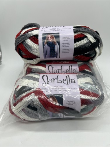 Premier Yarns Starbella “Collegiate” Lot Of 3 Sealed 1open - Picture 5 of 6