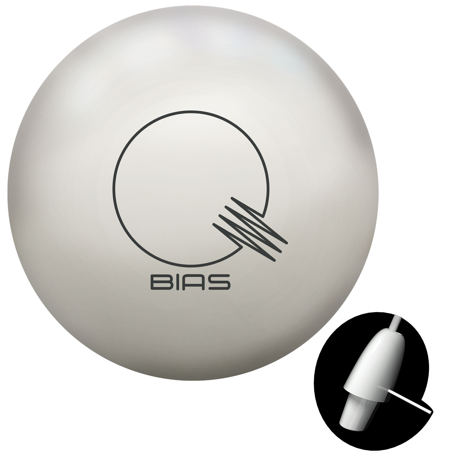 Bola de Bolos Brunswick Cuántico Sesgo blancoo Reactive Strikeball blanco Bola de Bolos Brunswick Cuántico Sesgo blancoo Reactive Strikeball blanco