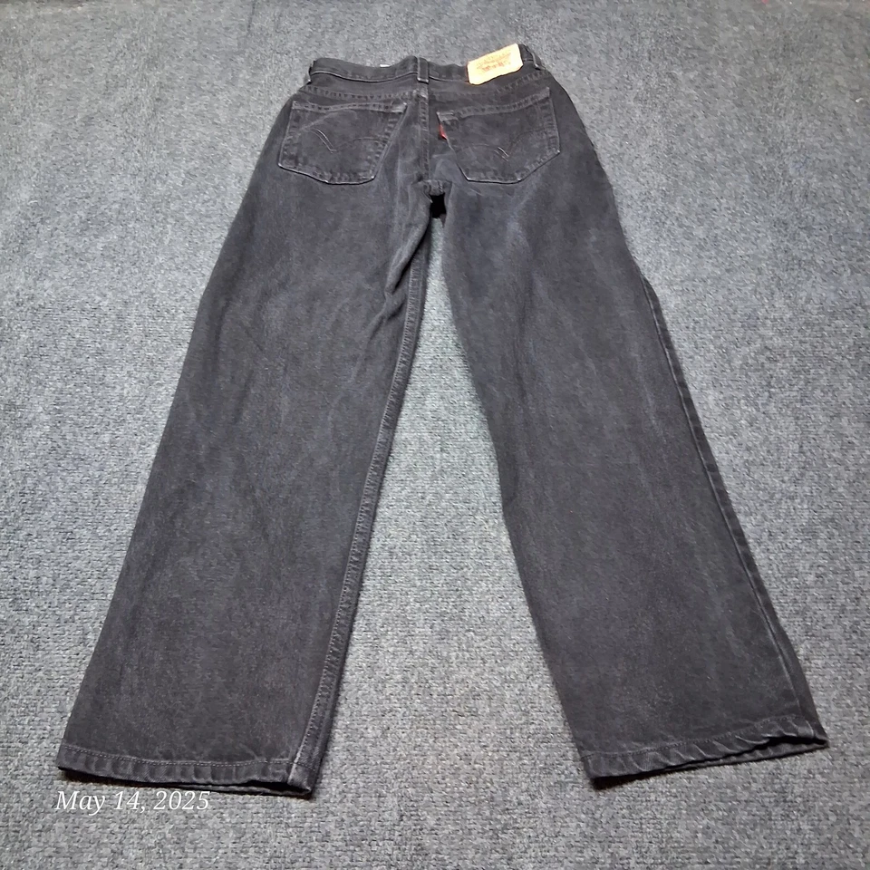 Jeans Levi 550 masculino 14 slim slim fit perna cônica 25x27 preto lavagem - Imagem 4 de 4