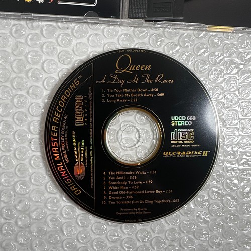 A Day at the Races by Queen (CD, Apr-1996, MFSL 24KT Gold) - Picture 8 of 13