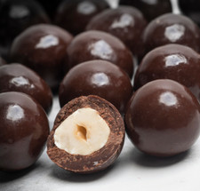 Dark Chocolate Coated Hazelnuts – Premium Nut Snack | 125g / 500g / 1kg / 3kg