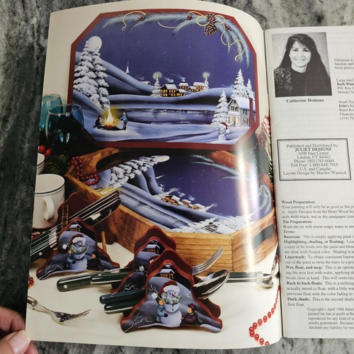 Catherine Holman An Americana Collection A Village Christmas 1996  Folk Art Tole - Bild 6 von 8