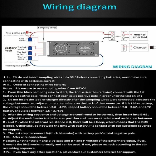 LTO 5S 12V 20A 40A BMS PCB Battery Management System Common port w/Balance US - Picture 8 of 13
