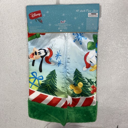 Disney 48 in Diameter Mickey Mouse & Friends Christmas Tree Skirt NWT - Picture 3 of 6