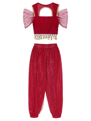 Camicie e pantaloni della tuta da donna maglia abito da ballo palazzo top con pantaloni harem - Foto 17 di 56