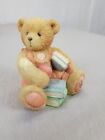 New ListingVintage Cherished Teddies Seth September Bear Figurine #914835 Books and Apple