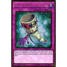 Grand Horn of Heaven PGL3-EN040 Yu-Gi-Oh! Card Gold Secret Rare 1st Edition