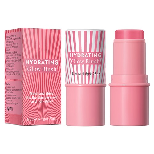 Cream Blush Balm for Cheeks Lips Makeup Stick Cheek Blush Hydrating Lipstick - Picture 13 of 17