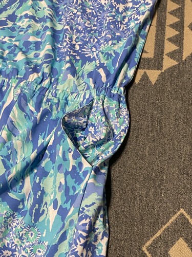 Lilly Pulitzer LaLa Halter Romper XS Blue Haven Soleil NWT Womens T16 - Picture 9 of 11