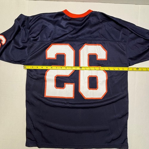 Nike Illinois 26 Football Jersey Short Sleeves Navy Orange Men’s Sz M - Picture 13 of 18