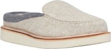 Sanuk Cozy Vibe Slipper Wool Women's Slippers, Oatmeal, W10