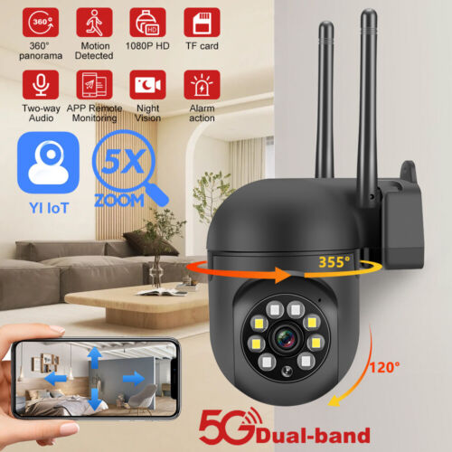 360° Wireless 5G WiFi Security Camera System Smart Outdoor Night Vision 1080P HD - Picture 2 of 22