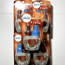 Febreze Plug In Wood Oil Scent Air Freshener 5 Count