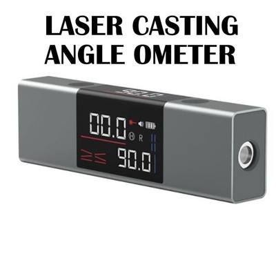 2-IN-1 1 Laser Angle Protractor Inclinometer Measure Laser Level Ruler Digital