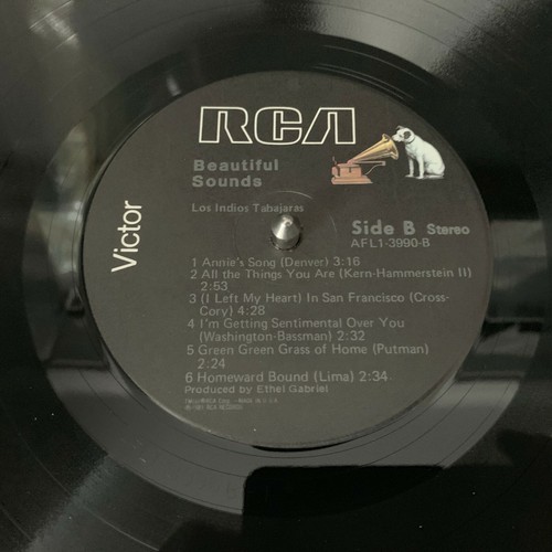 Los Indios Tabajaras - Beautiful Sounds 33 RPM Vinyl LP Record Latin Guitar VG+ - Picture 7 of 7