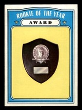1972 Topps Baseball #625 Rookie Of The Year Award NM/MT *d2