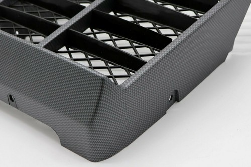 Yamaha Banshee grill gas tank plastic radiator cover CARBON FIBER SE SP Matte - Picture 5 of 12