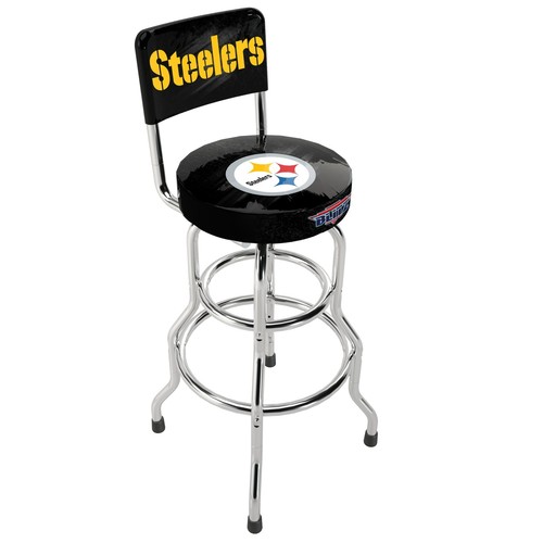 NFL Team Logo Chair Adjustable Swivel Bar Stool High Back Seat Blitz Football - Picture 9 of 192