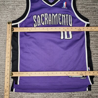 NBA Reebok Size L 14-16 Boys Sacramento Kings Bibby 10 Jersey