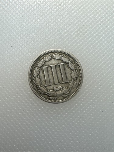 1870 3 Cent Nickel TJ - Picture 2 of 2
