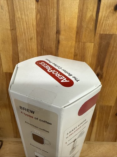 AERO PRESS COFFEE PRESS ESPRESSO COLD BREW AMERICAN LATTE COFFEE NEVER USED NEW - Picture 5 of 6