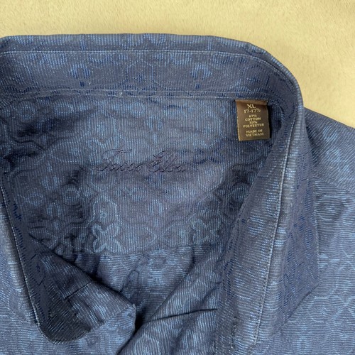 Tasso Elba Shirt geometrisches Muster Erwachsene XL rot Hippie Psychedelic Disco Club - Bild 2 von 7