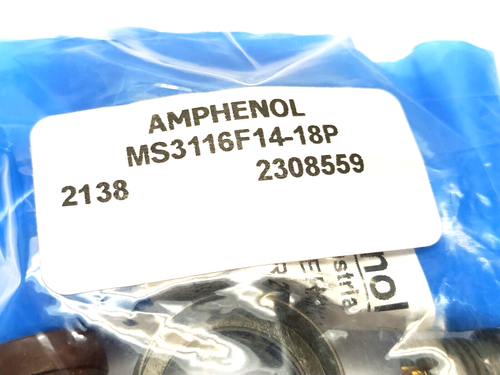 Amphenol MS3116F14-18P Circular MIL Spec Connector 18-Pin Size 14 - Picture 6 of 6