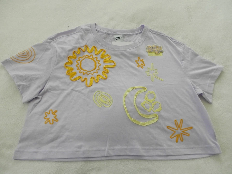 Nike SPORTSWEAR PROJECT UPHORIA CROP TEE Top Correr Yoga Gimnasio Camisa Mujeres talla Lrg Foto 2 de 4