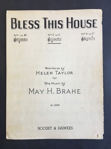 Bless This House   1932  Sheet Music   - Picture 1 of 2