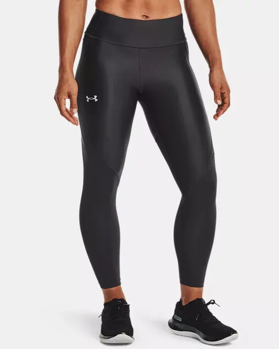 UNDER ARMOUR Women's Iso-Chill 7/8 Compression Running Tights NWT Jet Gray  SMALL