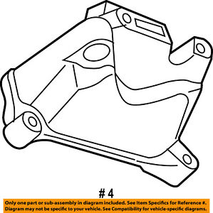 Genuine Chrysler MR589148 Engine Mounting Bracket Genuine Chrysler MR589148 Engine Mounting Bracket
